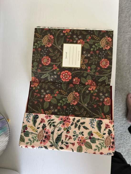 Rifle Paper Co. Gracie Floral Quilted Fabric Journal